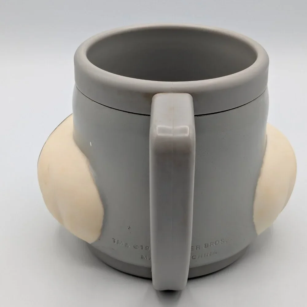 Warner Bros. Looney Tunes Bugs Bunny 3D Promotional Mug 1992 Vintage